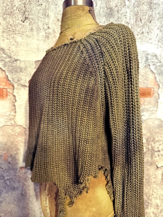londonerus Sweaters - heavily distressed burnished sweater